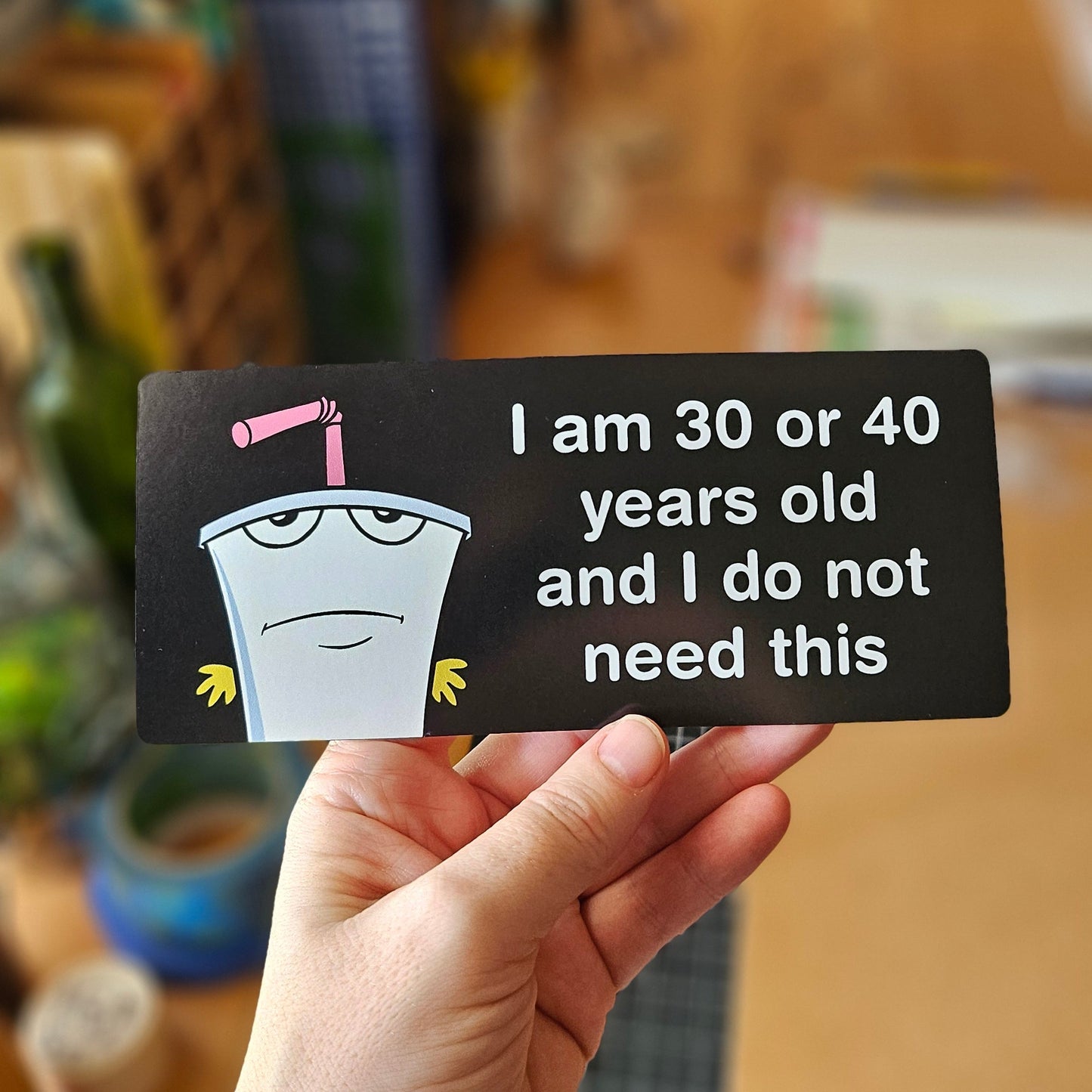 Master Shake 7" Funny Bumper Stickers