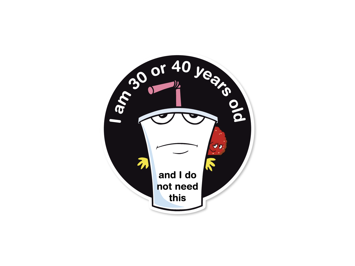 Master Shake 3" Funny Sticker