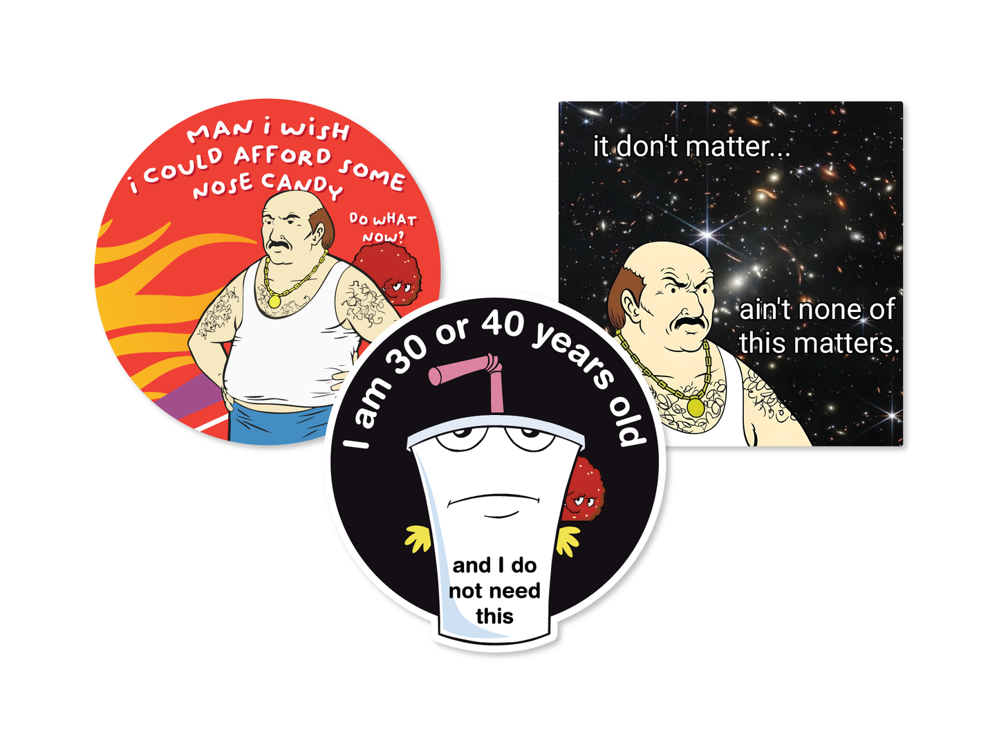 ATHF Trio 3" Funny Sticker